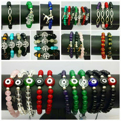 Gemstone Bead Bracelets