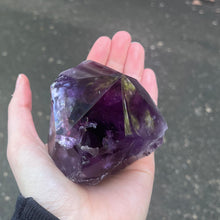 Load image into Gallery viewer, Amethyst Healing Wand | Genuine Stone | Single Point | Energy or physical healing Tool | Crystal Heart Melbourne Australia since 1986
