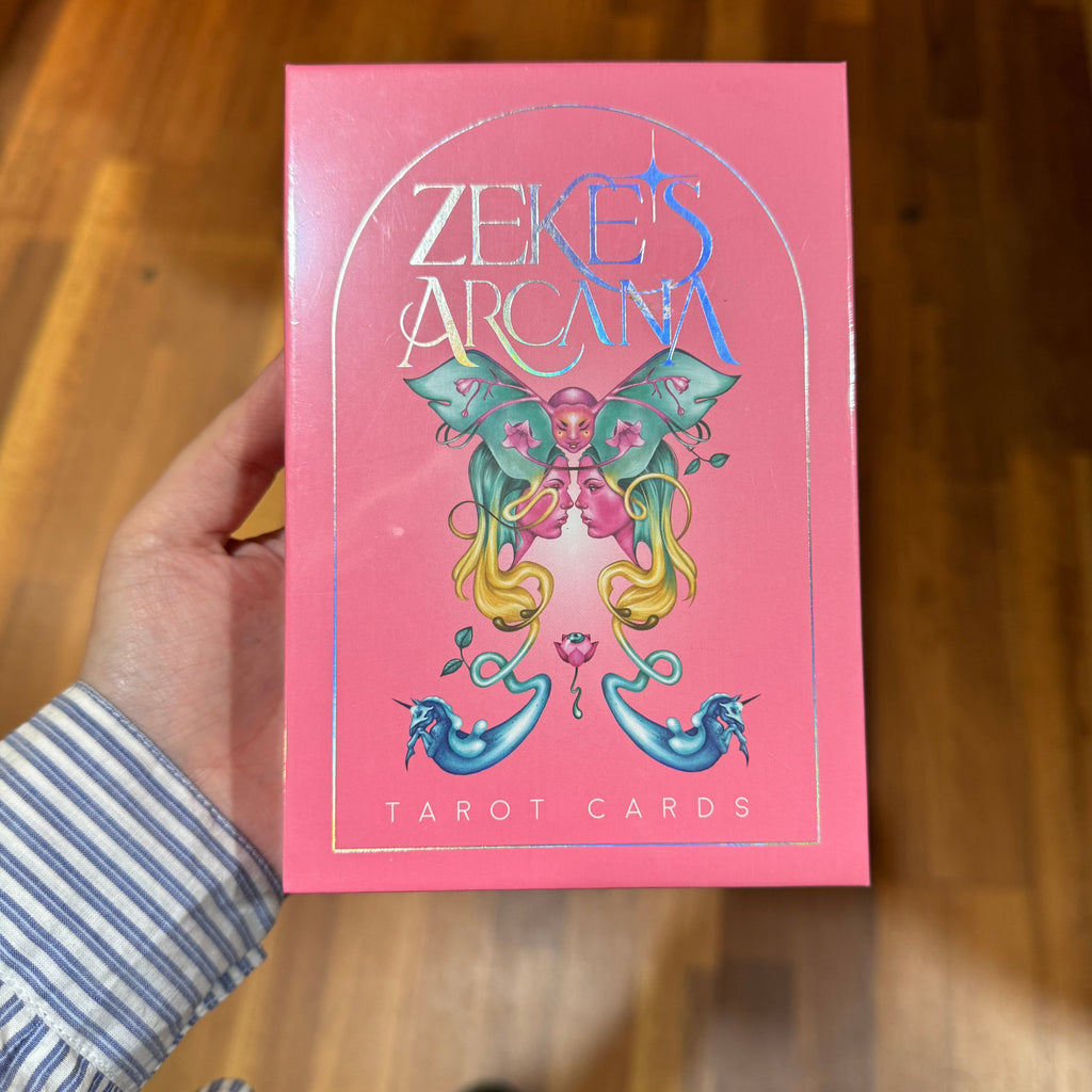 ZEKE'S ARCANA | Tarot Cards | 82 Card & 188 page book | Tarot artistry | Traditional tarot | Local Artist | Crystal Heart since 1986