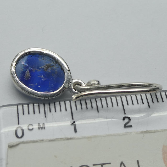 Blue Kyanite Earrings, Gemmy Faceted Ovals, 925 Silver g2