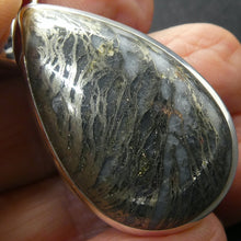 Load image into Gallery viewer, Feather Pyrites Pendant | Organic pseudomprphs | 925 Sterling Silver | Shamanic Journey | Protection | Relaxation | Inner Healing | Genuine Gemstones from Crystal Heart Melbourne since 1986