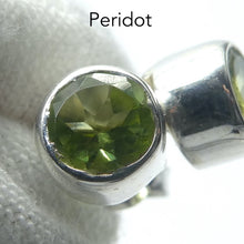 Load image into Gallery viewer, Stud Earring | Faceted 6 mm round | Citrine | Peridot | Bluie Topaz | 925 Sterling Silver | Genuine Gems from Crystal Heart Australia since 1986