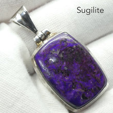 Load image into Gallery viewer, Sugilite Pendant | Rich Purple Oblong Cabochon | 925 Sterling Silver | Genuine S. African Natural Stone | Activate Spiritual Vision | Genuine Gems from Crystal Heart Melbourne Australia since 1986 | AKA Allura or Royal Azel