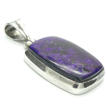 Load image into Gallery viewer, Sugilite Pendant | Rich Purple Oblong Cabochon | 925 Sterling Silver | Genuine S. African Natural Stone | Activate Spiritual Vision | Genuine Gems from Crystal Heart Melbourne Australia since 1986 | AKA Allura or Royal Azel