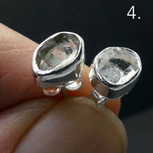 Load image into Gallery viewer, Herkimer Diamond Stud Earrings | 925 Sterling Silver | Herkimer County NY State | Genuine Gems from Crystal Heart Melbourne Australia since 1986