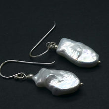 Load image into Gallery viewer, Freshwater Baroque Pearl Earrings | 925 Sterling Silver | Lovely Lustre | Genuine Gems from Crystal Heart Melbourne Australia since 1986Freshwater Baroque Pearl Earrings | 925 Sterling Silver | Lovely Lustre | Genuine Gems from Crystal Heart Melbourne Australia since 1986
