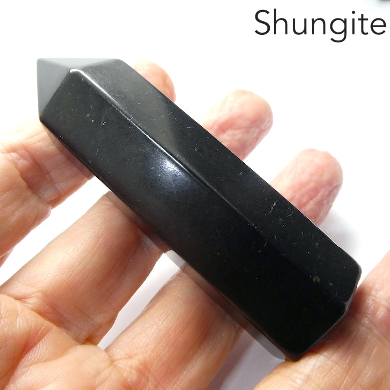 Shungite Healing Generator or Wand | Purifying Healing Grounding | Genuine Gemstones from Crystal Heart Melbourne since 1986