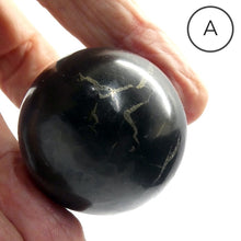 Load image into Gallery viewer, Shungite Sphere | EMF protection | Water Purifyng | Genuine Gems from Crystal Heart Melbourne Australia since 1986