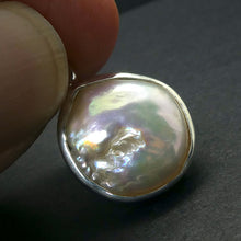 Load image into Gallery viewer, Baroque Pearl Pendant | 925 Sterling Silver | Lovely Lustre | Bezel set with open back | Genuine Gems from Crystal Heart Melbourne Australia since 1986