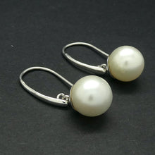 Load image into Gallery viewer, South Sea Pearls Earrings | 925 Sterling Silver| Classic Drops | Silver Cap and Hand Finished Hooks | Genuine Gems from Crystal Heart Melbourne Australia since 1986