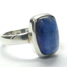 Load image into Gallery viewer, Blue Kyanite Ring | Clear Sapphire Blue | 925 Sterling Silver Setting | Uplift and protect the Heart | US Size 7 | AUS Size N1/2  | Taurus Libra Aries Gemstone | Genuine Gems from Crystal Heart Melbourne Australia since 1986