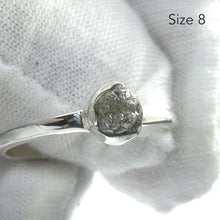 Load image into Gallery viewer, Raw Diamond Solitaire Ring | Uncut Nuggets | 925 Sterling Silver | US Size 6 | 7 | 8  | Genuine Gems from Crystal Heart Melbourne Australia since 1986