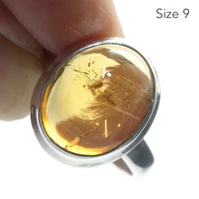 Load image into Gallery viewer, Citrine Ring | Oval  Cabochon | 925 Sterling Silver | US Size 7 | 9 | Abundant Energy | Burn up Negativity | Positive Energy | Healing Confidence | Genuine Gems from Crystal Heart Melbourne Australia  since 1986