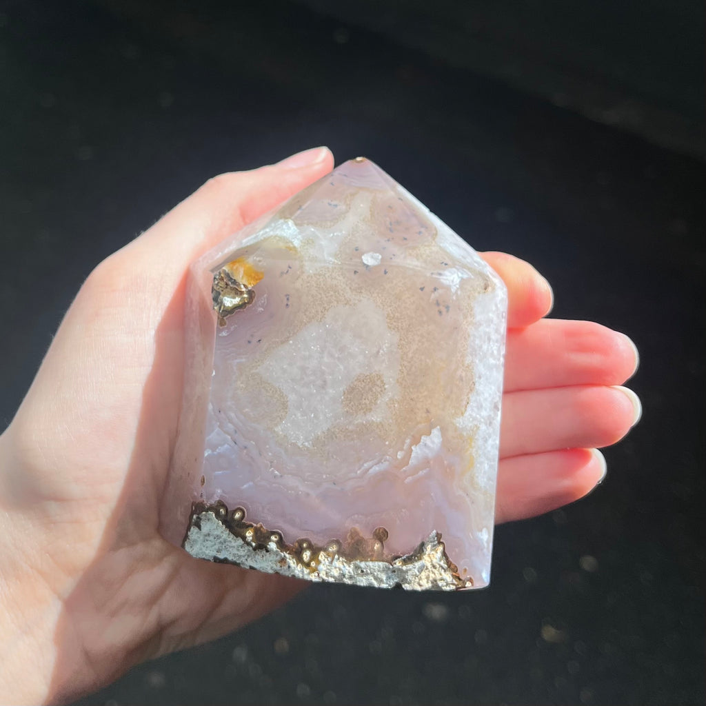 Amethyst Healing Wand | Genuine Stone | Single Point | Energy or physical healing Tool | Crystal Heart Melbourne Australia since 1986