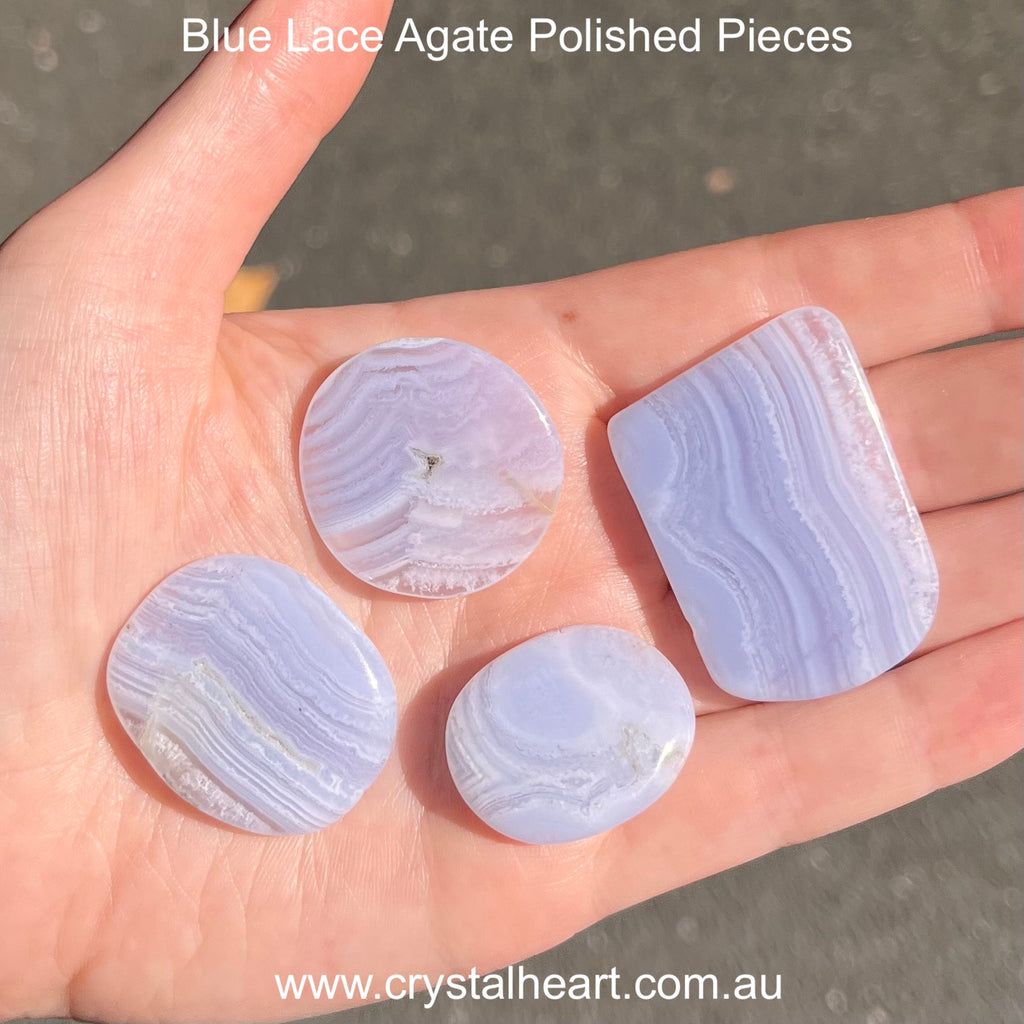 Blue Lace Agate Geode Specimen  | Malawi | Throat Chakra | Empower clear Communication and expression | Meditation | Genuine Stones from Crystal Heart Melbourne Australia since 1986