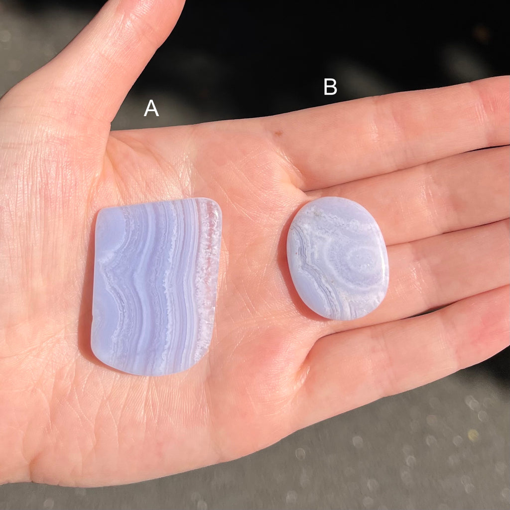 Blue Lace Agate Geode Specimen  | Malawi | Throat Chakra | Empower clear Communication and expression | Meditation | Genuine Stones from Crystal Heart Melbourne Australia since 1986