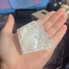 Load image into Gallery viewer, Clear Quartz Natural Crystal Pyramid | Manifest | White Light | Creative Grounding | Crystal Heart Melbourne since 1986