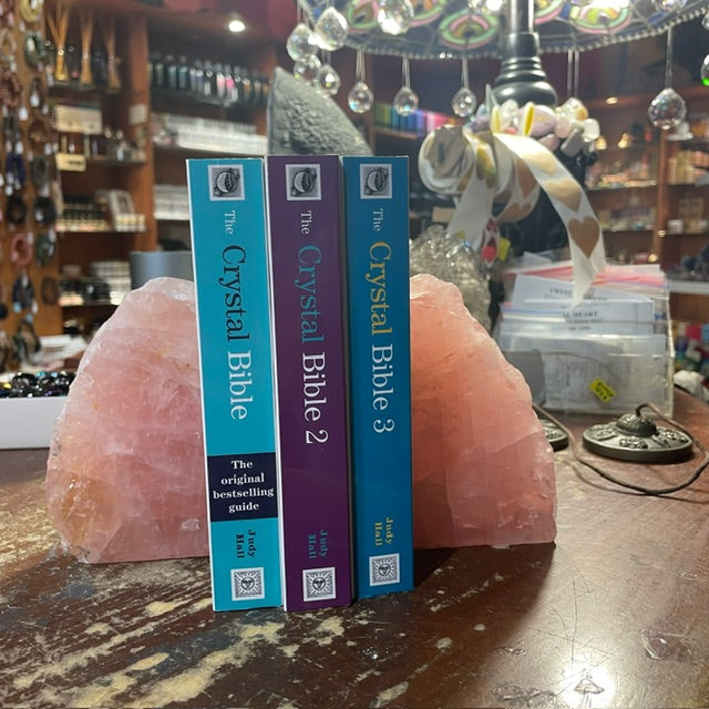 Natural Rose Quartz Bookends | Love | Healing Energy | Rose Quartz Crystal | Genuine Gems from Crystal Heart Melbourne Australia since 1986