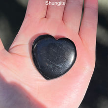 Load image into Gallery viewer, Crystal Heart Carvings  | Shungite | Tiger Eye | Smoky Quartz | Grounding Protection Strength  | Purifying Energy | Genuine Gems from Crystal Heart Melbourne Australia since 1986