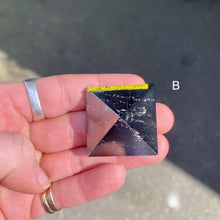 Load image into Gallery viewer, Hematite Crystal Pyramid | Grounding | Protection | Emotionally balancing | Genuine Gems from Crystal Heart Melbourne since 1986
