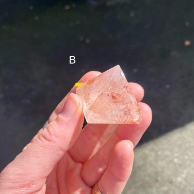 Lithium in Quartz Crystal Pyramid | Activates all 7 Chakras | emotionally balancing | Healing Crystals | Genuine Gems from Crystal Heart Melbourne since 1986