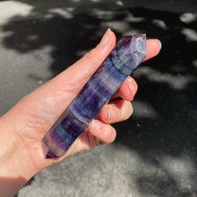 Load image into Gallery viewer, Rainbow Fluorite Generator | natural crystal gemstone | Capricorn Pisces Star Stone | Genuine Gemstone | Crystal Heart Melbourne since 1986