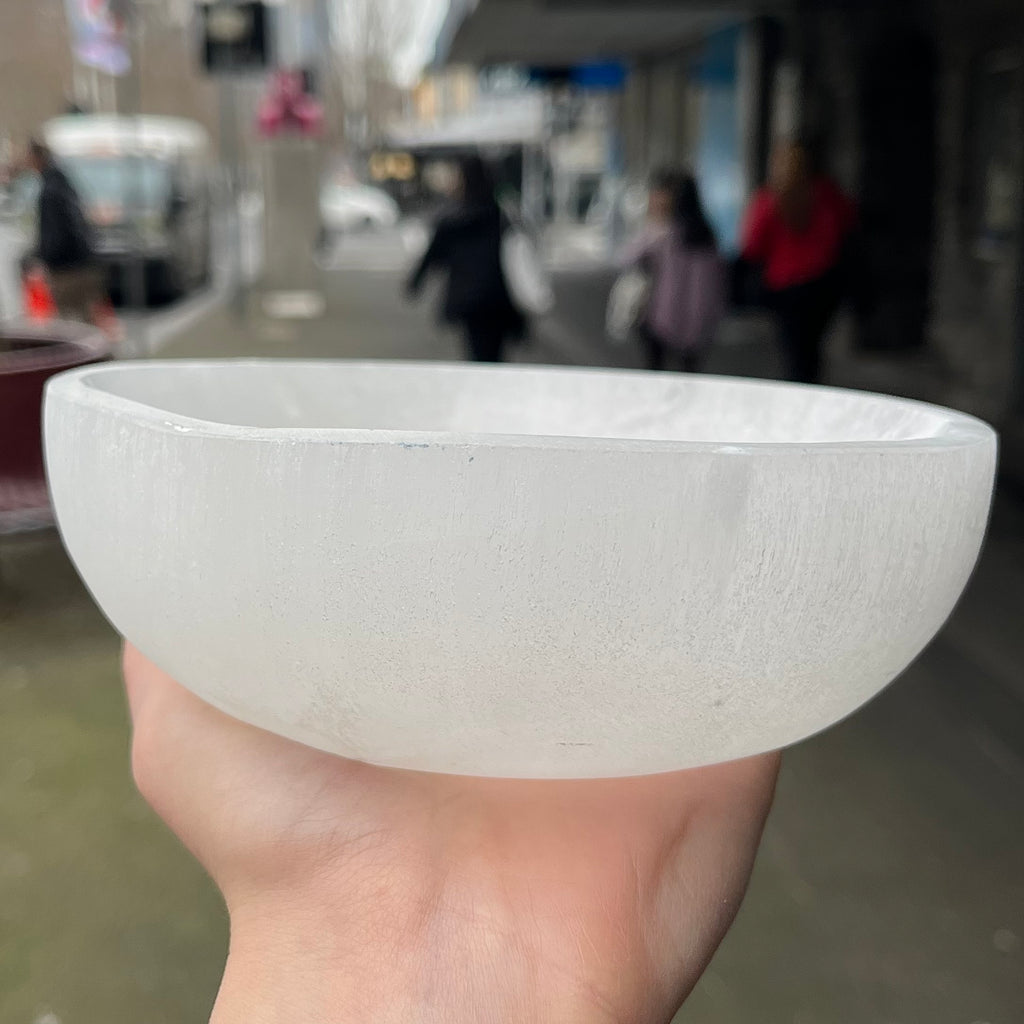 Selenite Charging Bowl | Angelic Crystal | Healing | Genuine gems from Crystal Heart Melbourne Australia since 1986