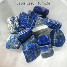 Load image into Gallery viewer, Lapis Lazuli Tumble  | Inner Wisdom &amp; Truth |  Tumble Stone | Pocket Healing | Crystal Heart |