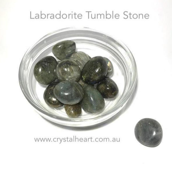 Labradorite Tumble | Stone of hidden talents  |  Tumble Stone | Pocket Healing | Crystal Heart |