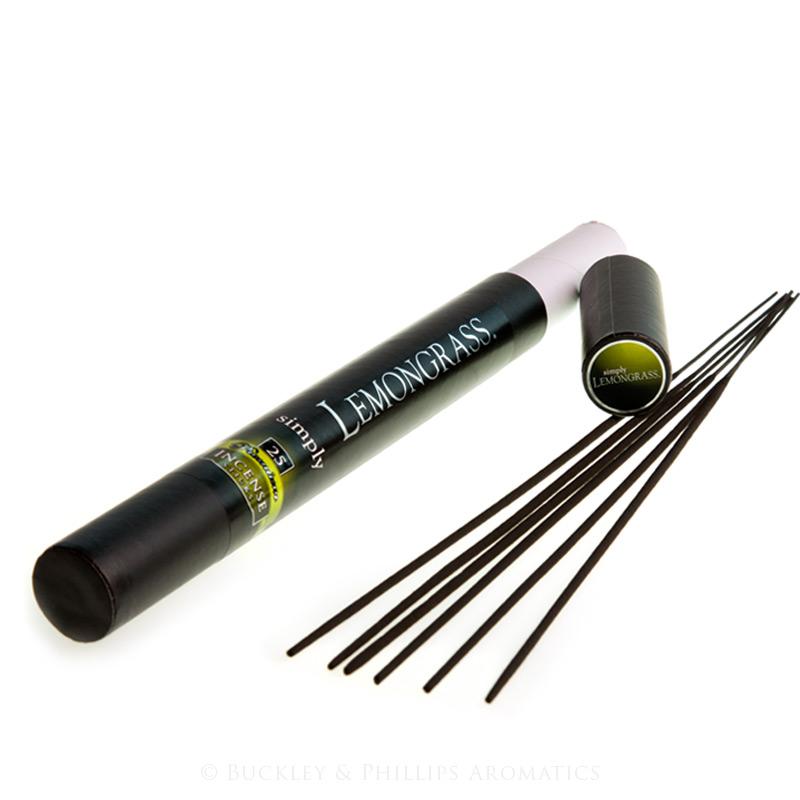 Simply Lemongrass Incense | Beautifully Smelling Incense | 25 x 1 hour burn | Buckly and Phillips | Crystal Heart Since 1986 | 