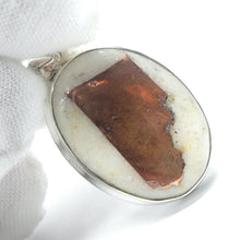 Load image into Gallery viewer, Copper in Agate Dolomite Pendant, | 925 Sterling Silver | Nurturing Sun energy | Genuine Gems from Crystal Heart Melbourne Australia  since 1986