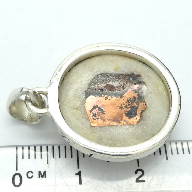 Copper in Agate Dolomite Pendant, | 925 Sterling Silver | Nurturing Sun energy | Genuine Gems from Crystal Heart Melbourne Australia  since 1986