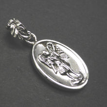 Load image into Gallery viewer, Archangel Uriel Pendant | 925 Sterling Silver | Illumination, Knowledge, Writing, Channeling Angel | Christian Symbol | Crystal Heart Melbourne Australia since 1986