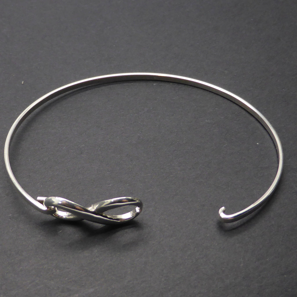 Bracelet 925 Sterling Silver Infinity Symbol | Crystal Heart Melbourne Australia since 1986