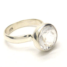 Load image into Gallery viewer, Clear Petalite Ring | 925 Sterling Silver | Calm Heart | Stress falls away |  Open Heart Higher Wisdom | Genuine Gems from Crystal Heart Melbourne Australia since 1986