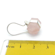 Load image into Gallery viewer, Rose Quartz Gemstone Earring | Double Pointed Crystal | 925 Sterling Silver |  Star Stone Taurus Libra  | Genuine Gemstones from Crystal Heart Melbourne since 1986 