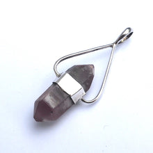 Load image into Gallery viewer, Lithium Quartz Crystal Pendant | 925 Sterling Silver | Phantom | Deep Meditation | Gentle Empowerment | Heal Causes of Stress | Genuine Gems from Crystal Heart Melbourne Australia since 1986