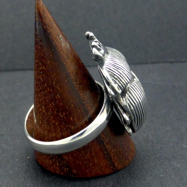 Ancient Egyptian Scarab Ring | 925 Sterling Silver | Lifelike representation of the Ancient Egyptian Scarab Beetle | Very Authentic looking | Sacred to the Sun God Ra | Crystal Heart Melbourne Australia since 1986 B.C.