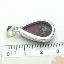 Load image into Gallery viewer, Ruby Pendant | Teardrop Cabochon | 925 Sterling Silver  | Strong Stepped Bezel Setting | Pinkish Red | Lion Heart | Genuine Gems from Crystal Heart Melbourne Australia since 1986