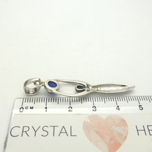 Load image into Gallery viewer, Lapis Lazuli Goddess Pendant | Cabochon | 925 Sterling Silver | Upraised arms embracing the Universe | Genuine Gems from Crystal Heart Melbourne Australia 1986