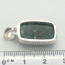 Load image into Gallery viewer, Green Aventurine Healing Crystal Pendant | Sparking Dark Green Oblong Cabochon | 925 Sterling Silver bezel setting | open back | The All Round Healer | Plexus and Physical Heart | Natural breathing and all the health benefits accruing from that | Genuine Gems from Crystal Heart Melbourne Australia since 1986