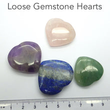 Load image into Gallery viewer, Gemstone Hearts ~ Amethyst, Rose, Lapis and Aventurine