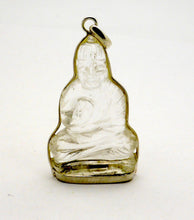 Load image into Gallery viewer, Clear Quartz Buddha Carving Pendant