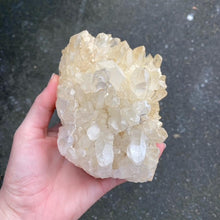 Load image into Gallery viewer, Large Clear Quartz Cluster | Madagascan Clear Quartz Cluster  | Inspiration | Crown Chakra  | Genuine Gems from Crystal Heart Melbourne Australia since 1986
