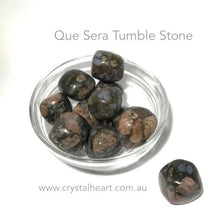 Load image into Gallery viewer, Que Sera Tumble | Change your perception &amp; outlook |  Tumble Stone | Pocket Healing | Crystal Heart |