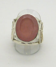 Load image into Gallery viewer, Rose Quartz Ring | Faceted Oval | 925 Silver