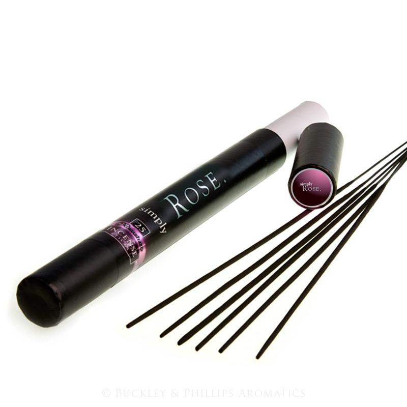 Simply Rose Incense | Beautifully Smelling Incense | 25 x 1 hour burn | Buckly and Phillips | Crystal Heart Since 1986 | 