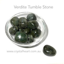 Load image into Gallery viewer, Verdite Tumble | Stimulates your energy centers  |  Tumble Stone | Pocket Healing | Crystal Heart |