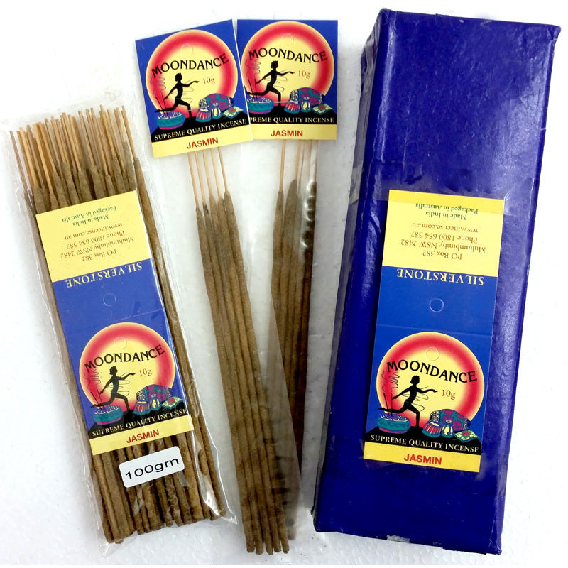 Moondance Incense | JASMINE | Quality well made Incense | Handmade incense | Natural | We've sold this since the 90s | Crystal Heart Since 1986 | 