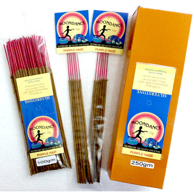 Moondance Incense - PURPLE HAZE | Beautifully Smelling Incense | Handmade incense | Natural | Crystal Heart Since 1986 | 